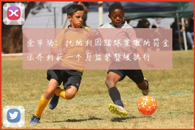 全市场：托纳利因赌球案缴纳罚金法乔利获一个月监禁暂缓执行